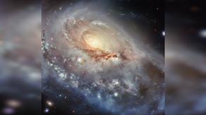 See it: Hubble telescope spots oddly shaped galaxy with spiral arm